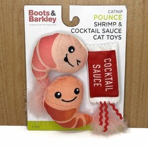 Boots & Barkley Catnip Shrimp Cocktail Toys
